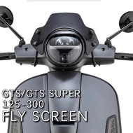 For Vespa GTS 125 GTS 250 GTS 300 GTS Super 125-300 Motorcycle Windshield Fly screen GTS300 GTS250 G