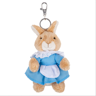 Peter Rabbit Keychain ของเล่นตุ๊กตาสัตว์น่ารัก ผ้าฝ้าย ปุ่มกุญแจ ของขวัญสำหรับทุกวัย ตุ๊กตาสัตว์น่าร