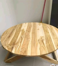 โต๊ะพับญี่ปุ่น โต๊ะพับวงกลม โต๊ะอเนกประสงค์ งานไม้สักแท้ จากโรงงาน วัสดุแข็งแรง ทนทาน ทำความสะอาดง่าย 🚿 การันตีจากช่างไม้ผู้มีประสบการณ์กว่า30ปี 🪚  ภาพถ่ายสินค้าถ่ายจากสินค้าจริงทุกภาพ   วัสดุ : ไม้สักแท้ 💯  ขนาด : กว้าง70 ซม. ยาว 70ซม. สูงรวม 35ซม.