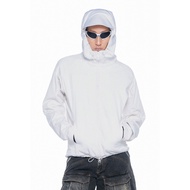 Jacket Beuter Storm Hood White Paneled Jacket