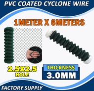 6METERS LENGTH Cyclone Wire Fence Wire Fence for Backyard Cyclone Wire Heavy Duty Fence Wire Commerc