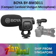 BOYA BY-BM3011 — (Compact Cardioid Shotgun Microphone For Smartphone / Camera Powered via 1 x AAA Battery)