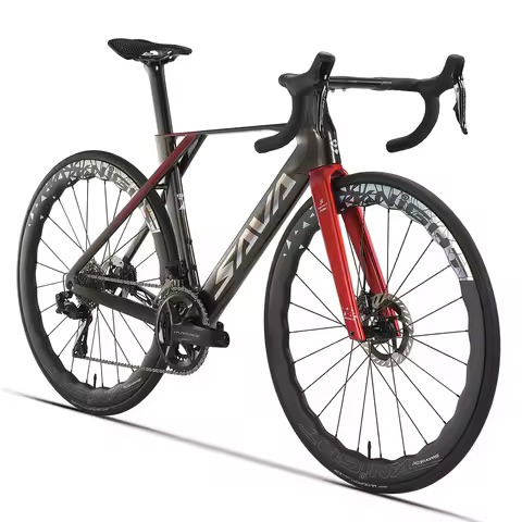 SAVA R9 Competition Grade Full Carbon Fiber Road Bike Race Bike with SHIMAN0 DURA-ACE DI2 9270 Kit E