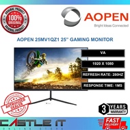 Aopen 25MV1QZ1 25" Gaming Monitor VA FHD 1ms 280Hz 250nits HDMI DP