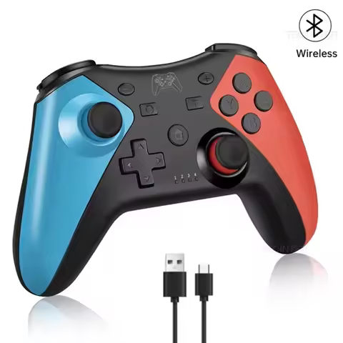 Wireless Gamepad Support Bluetooth for NS Switch 2/Switch Pro Controller for NS Switch Oled/Lite Joy
