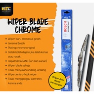 Wiper Blade Chrome Bosch Perodua Myvi / Axia  / Viva / Kancil / Kelisa / Kenari / Aruz / Alza / Bezz