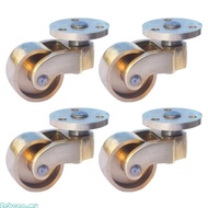 Zebeaa Industrial Brasses Swivels Casters Mounting Base Wheel Furniture Hardware