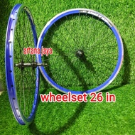 Wheelset 26 Or 26in Bicycle Rims Ready To Use Already Assembled And Set Fingers2 Can Be Disc