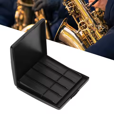 Reed Case Waterproof Drop Proof Wear Resistant 8 Pcs Saxophone Clarinet Reed Storage Case