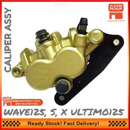 WAVE125 WAVE125 X WAVE125 S ULTIMO125 FRONT CALIPER ASSY WITH DISC PAD PUMP BAWAH