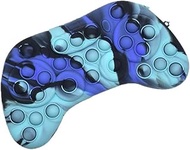 Silicone Pencil Case with Pressure Removal Function | Blue Marble Surface & Sensory Feedback | Water