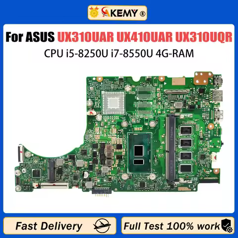 UX310UAR Mainboard For ASUS RX310U UX410U UX310UQR UX310UAR UX310UV UX310UFR Laptop Motherboard i5-8