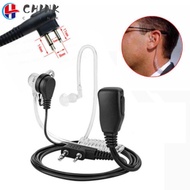 CHINK Earpiece Headset Air Tube Mini 2 Pin Mic Headset