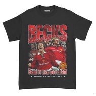 💯 🤗 เสื้อยืด พิมพ์ลายนักฟุตบอล David Beckham Manchester United Legend ขนาดใหญ่ S-5XL