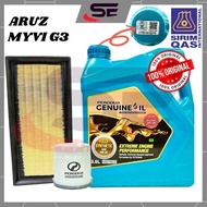 PERODUA Engine Oil 0w20 3.5L Fully Synthetic Minyak Hitam Perdua New Myvi G3 Aruz Minyak Hitam Fully