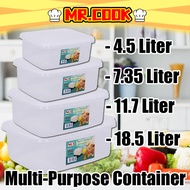 [MR.COOK] Bekas Food Container Multi-Purpose Container Rectangular Food Container Bekas Makanan NCI 