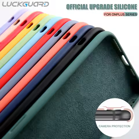 One Plus Ace 2 3 Pro Case Original Liquid Soft Silicone Cases For Oneplus 8 8T 9 9R 11 12 13 15 13T 