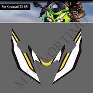 Kawasaki Ninja Motorcycle Tank Pad Fuel Protection Stickers Decals ZX-6R ZX6R ZX 6R 2024-2025 Fairin