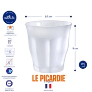 แก้วน้ำ Duralex Picardie Frosted แก้วกาแฟ แก้วชา แก้วน้ำสั้น แก้วน้ำสูง เทมเปอร์กลาส