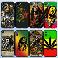 for iPhone 5 5s SE 6 6s 6 7 8 Plus SE X XR XS 17 Air Pro Max bob Marley 8Y1 Soft Black TPU Phone Cas