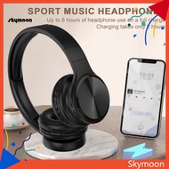 Skym* Gaming Headphones with Stereo Mic Sport Music Headset with Mic Wireless Bluetooth Headset with Noise Reduction Mic for Gaming and Music Southeast Asian Buyers' Choice