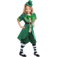 LEPRECHAUN IRELAND gnome costume cosplay anak halloween kostum girl Irlandia st patrick