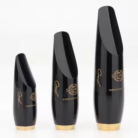 French SELMER Concept Series Soprano, Alto, and Tenor Semi-Metal Saxophone Hard Rubber Mouthpiece Ac