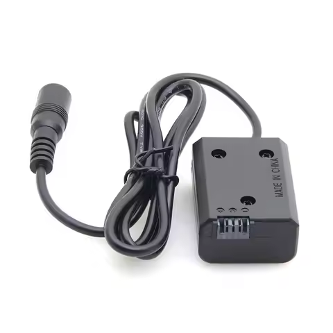 Np-Fw50 Dummy Battery With Spring Cable Adapter For Sony A6000 A5000 A6500 A6400 A6300 Zv-E10 A7 A7r