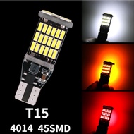 Highbright Car LED Light Canbus T15 4014 45SMD Motorcycle Backup Reverse Lamp Auto Turn Signal Bulb 