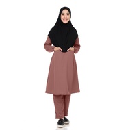 Jubah Seluar Muslimah Suit Umrah Murah Poket Hidden Wanita Cantik Plus Size S to 6XL