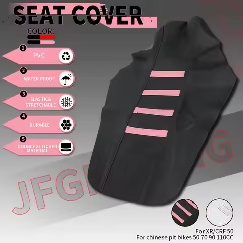 Motorcycle Accessories Seat Cover PVC Waterproof Seat Cushion Covers For Honda XR 50 CRF 50 Chinese 