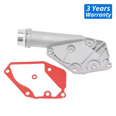 Aluminum Engine Coolant Thermostat Cover & Gasket 06E121168,06E121168B For AUDI A4 B7/B8,A5,A6 C6,A7
