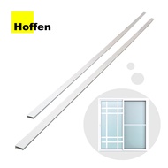 HOFFEN ลูกฟัก คิ้วตกแต่งประตูหน้าต่างกระจก UPVC 1 แพ็คมี 2 เส้น พร้อมกาวในตัว