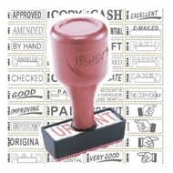 Made Rubber Stamp Chop / Index Stamp (PAID/DATE/SIGN/CASH/DIBATALKAN/DITERIMA)