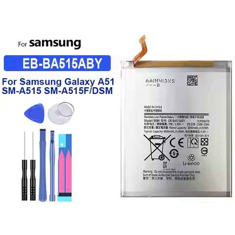 Replacement Battery 4000mAh-5000mAh For Samsung Galaxy A50 A505F SM-A505F A51 5G (not For 4G) A516 S