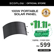 ECOFLOW Flexible Solar Panel with High Efficiency Solar Modules IP68 Waterproof (100W)