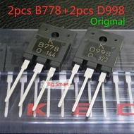 10 pcs 4 pcs Original 2SB778 2SD998 B778 D998 TO-3PF KTB778 KTD998 KB778 KD998 Audio high power matc