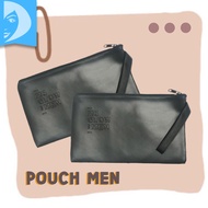 Pouch Ms Glow For Men Leather Pouch Black Pria Clutch Pria