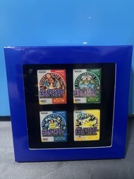 Pokemon 寵物小精靈 紅黃藍綠 gameboy 遊戲封面襟章