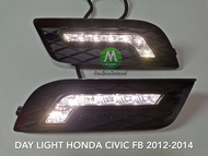 ไฟ​ DAY​LIGHT​ HONDA​ CIVIC​ FB​ 2012 2013 2014​ / ไฟเดย์ไลท์  ฮอนด้า ซีวิค เอฟบี (รับประกันสินค้า 1 เดือน)