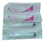 Unigloves Syringe (Luer Slip/Luer Lock) 3ml/cc