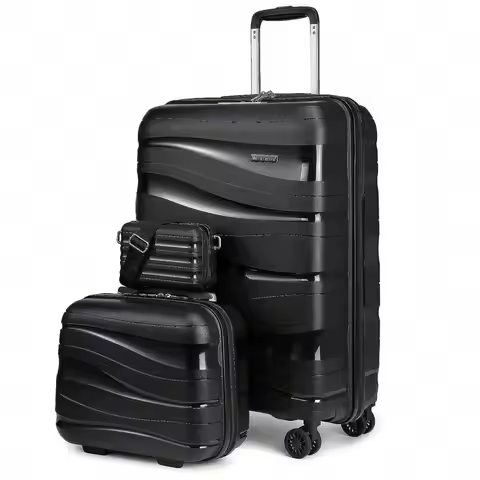 Joyway Luggage Carry On Luggage PP Material Luggage With Spinner Wheels, 22x14x9 Airline Approved Lu
