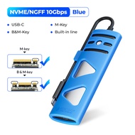 ORICO Portable M.2 NVMe SSD Enclosure NVME SATA Dual Protocol Case Tool Free M.2 SSD Enclosure