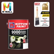 5L Nippon Paint 9000 Gloss Finish Wood & Metal Leather 1200