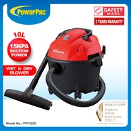 PowerPac Wet &amp; Dry Vacuum Cleaner  Bagless Vacuum Cleaner Vacuum Cleaner With HEPA Filter(PPV1500)