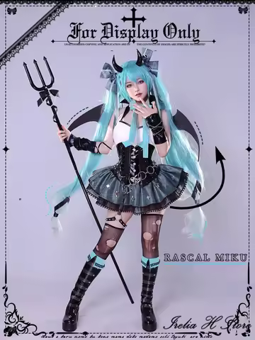 in stock Irelia H Store Rascal mi&ku Cosplay Costume Rascal mi&ku Procyon lotor little devil Hallowe