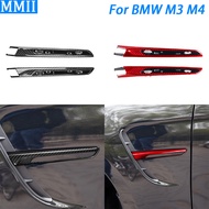 For BMW M3 F80 M4 F82 F83 2014-2020 Replacement Real Carbon Fiber Side Fender Air Vent Flow Cover Ca