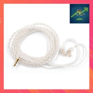 KZ Replacement Cable 4 Strands Oxygen Free Earphone Cable Brown & Silver Plated Durable Headphone Ca