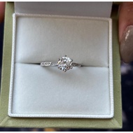 Hoshizora Solitare Bamboo 1CT Women's Ring