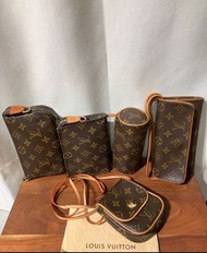 Lv mini bag 經典 老花 $3000/個 迷你袋 小號 Louis Vuitton classic monogram 村上隆
